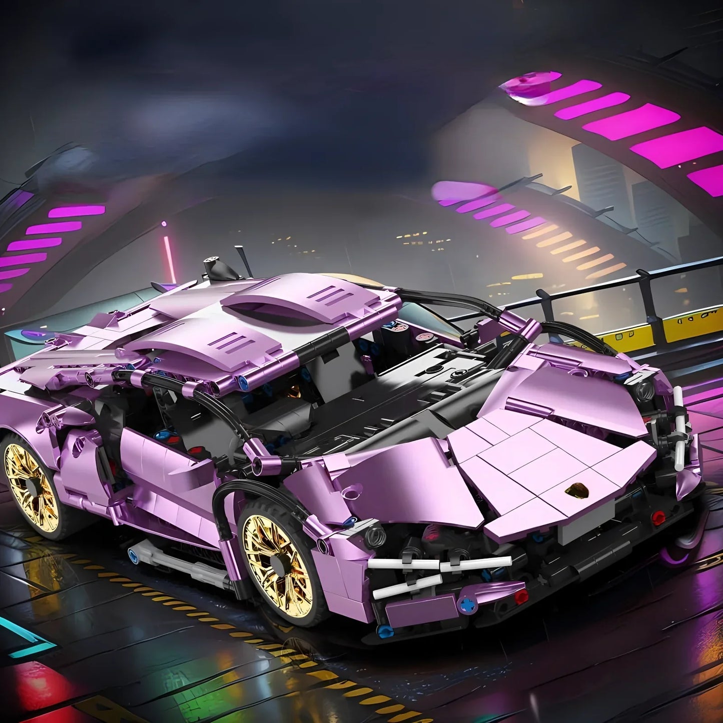 Apex Roadster 1:14 Technology Series - Racing Building Block Set