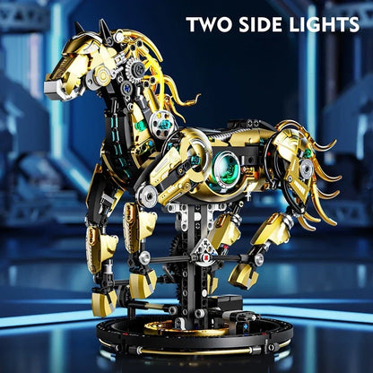 Motorized Horse - 1055Pcs Mechanical STEM Building Set