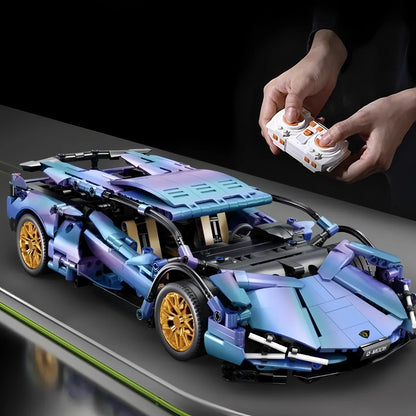 Gradient Prism - 1000pc DIY RC Sports Car Building Set